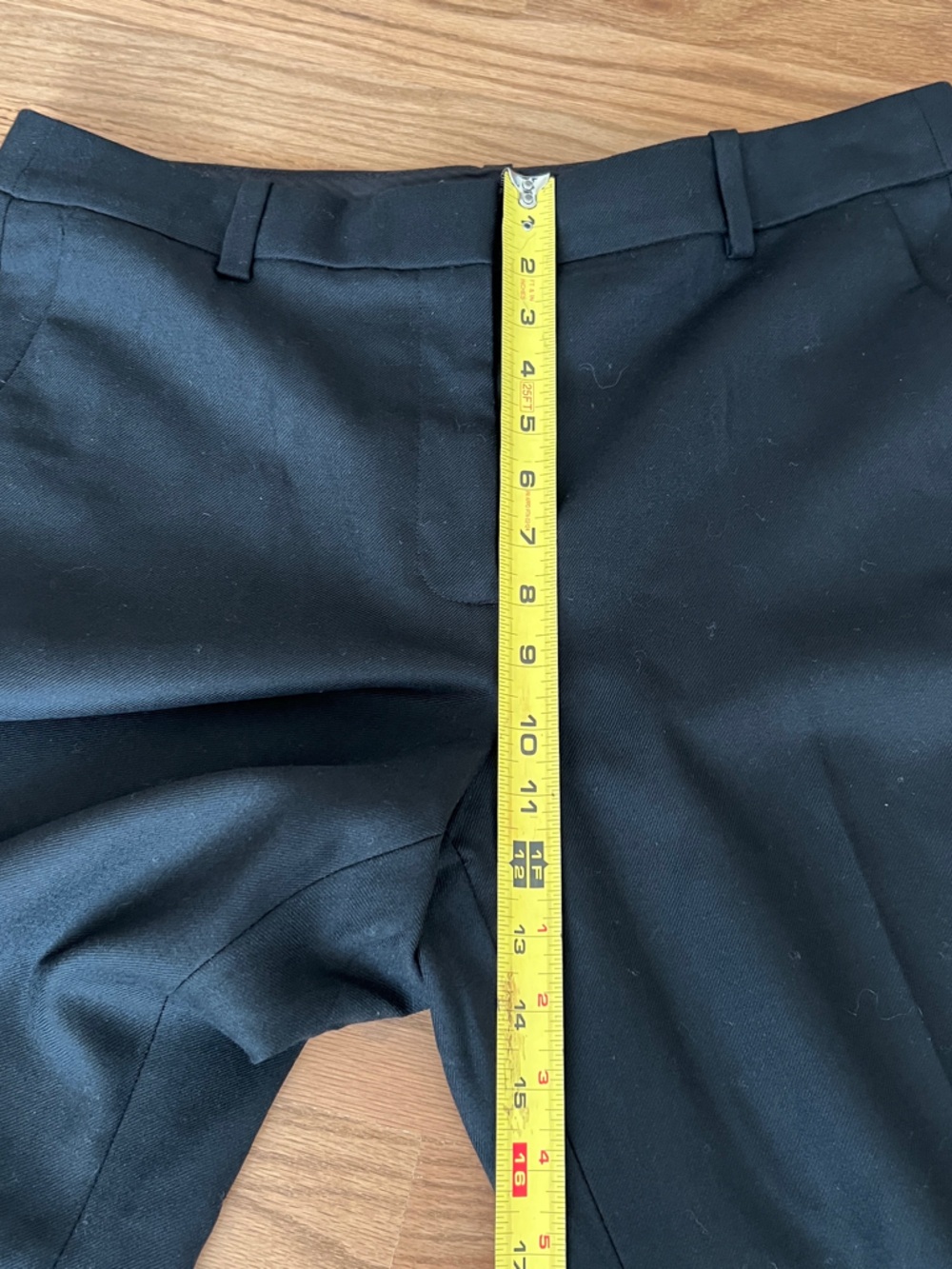 NWT J. Crew Carolina Black Dress Pants Wide Legged Sz 14 - Picture 7 of 10